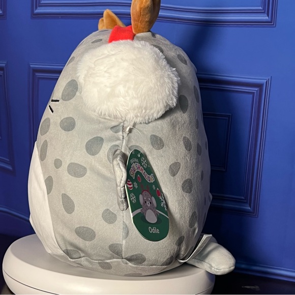 Squishmallows 11” Odile the Spotted Seal With Earmuffs - Picture 2 of 6